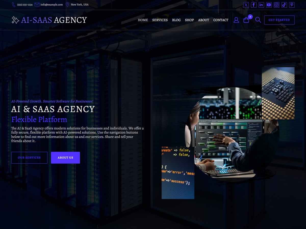 AI and SaaS Agency WDA 1.1.7 – WordPress Theme