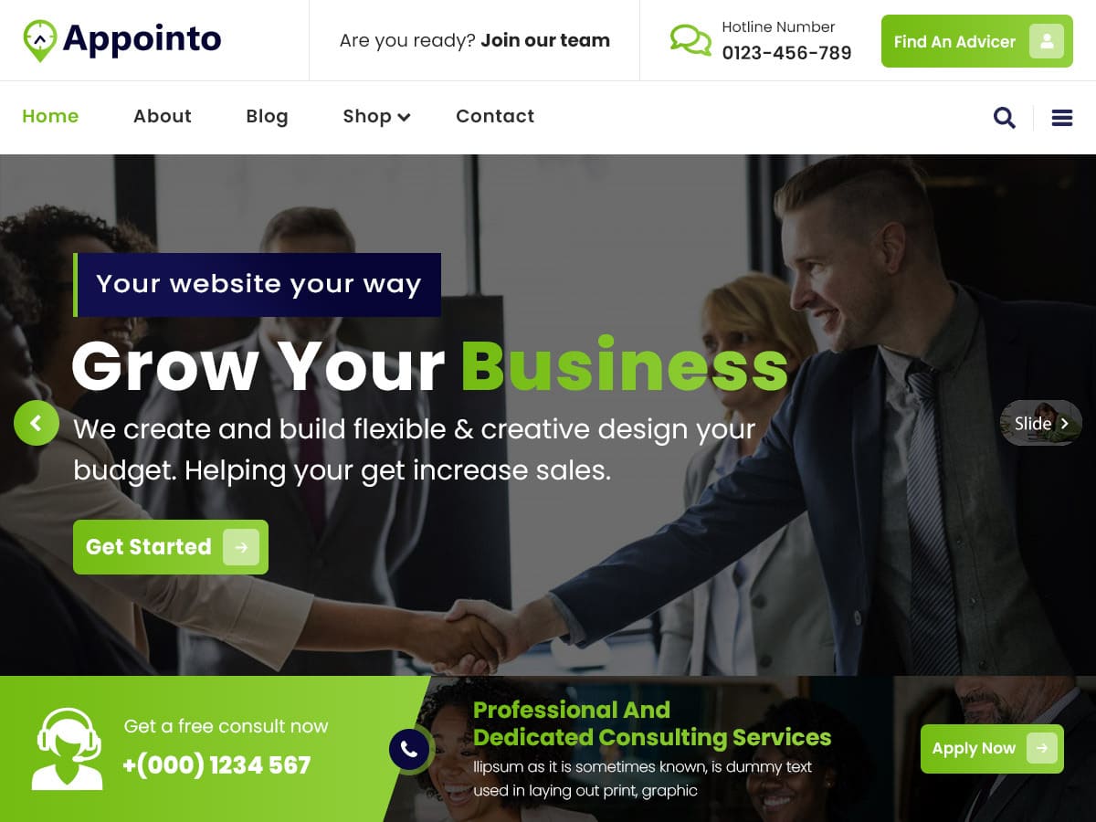 Appointo 20.3 – WordPress Theme