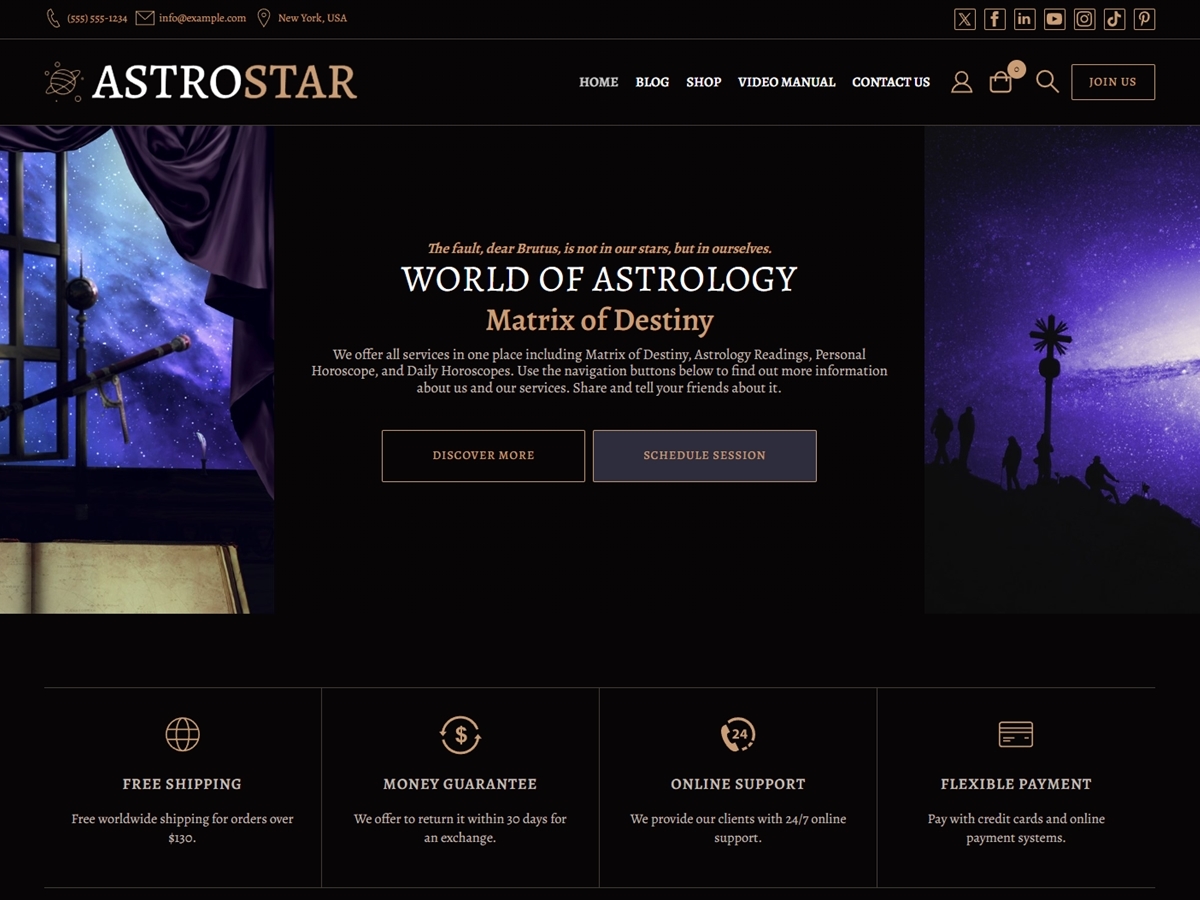 AstroStar 1.4.2 – WordPress Theme