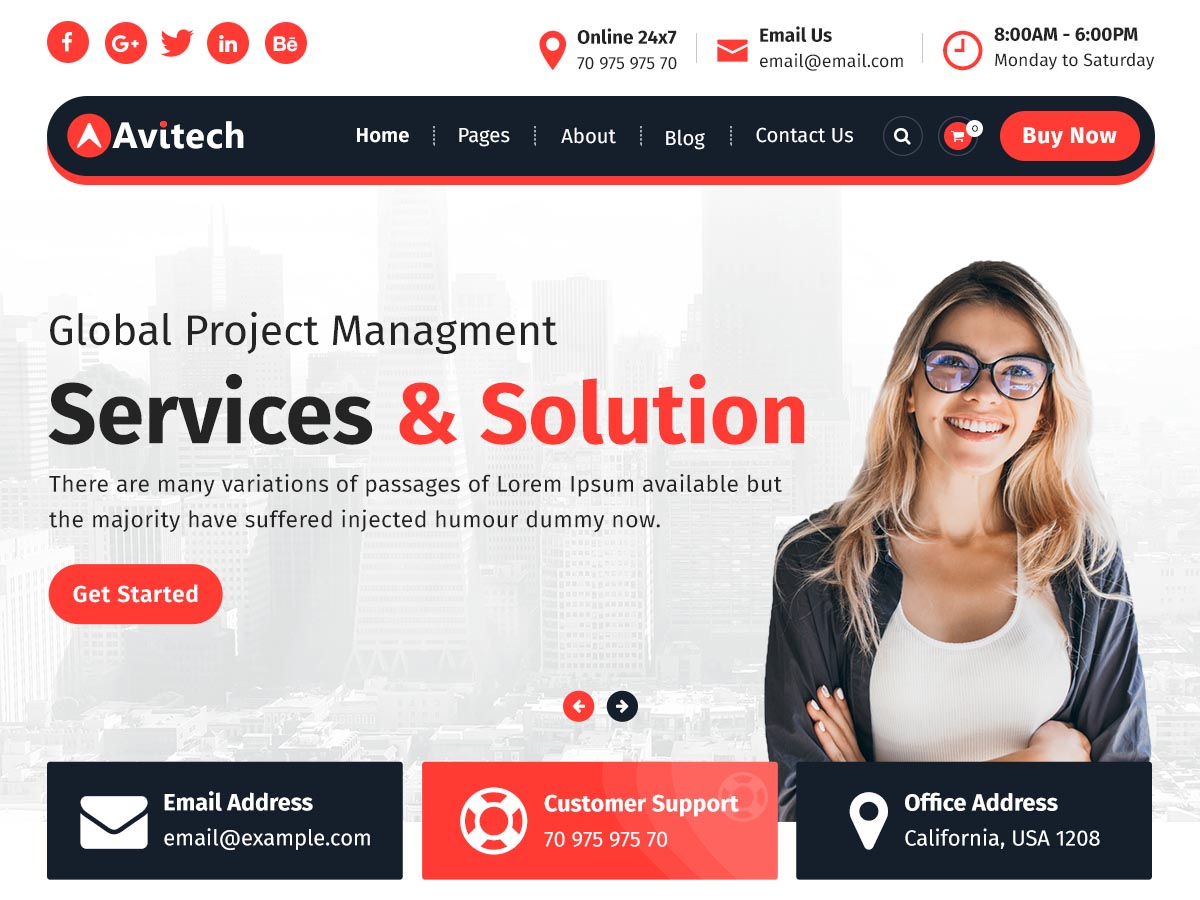 Avitech 20.3 – WordPress Theme