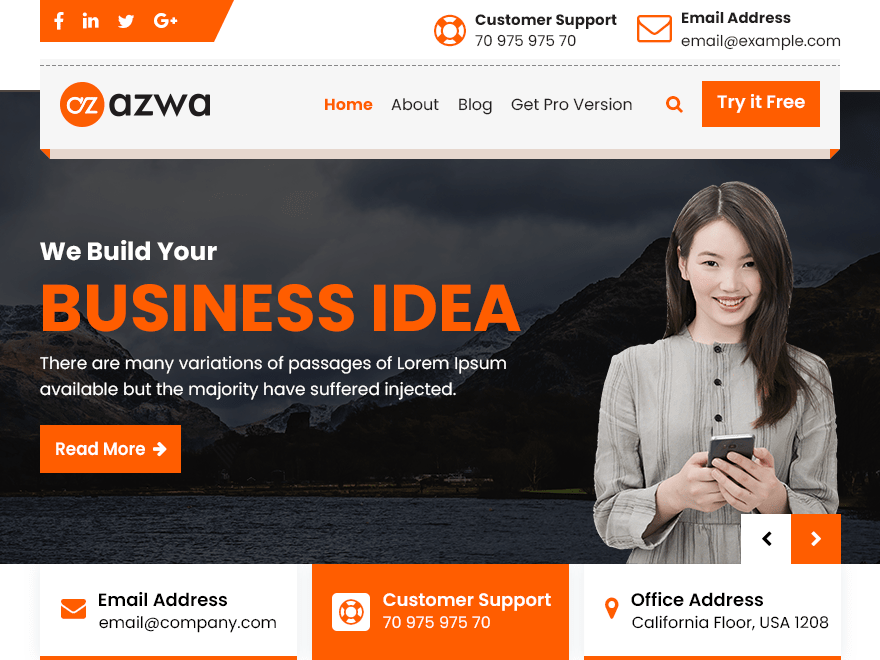 Azwa 20.3 – WordPress Theme