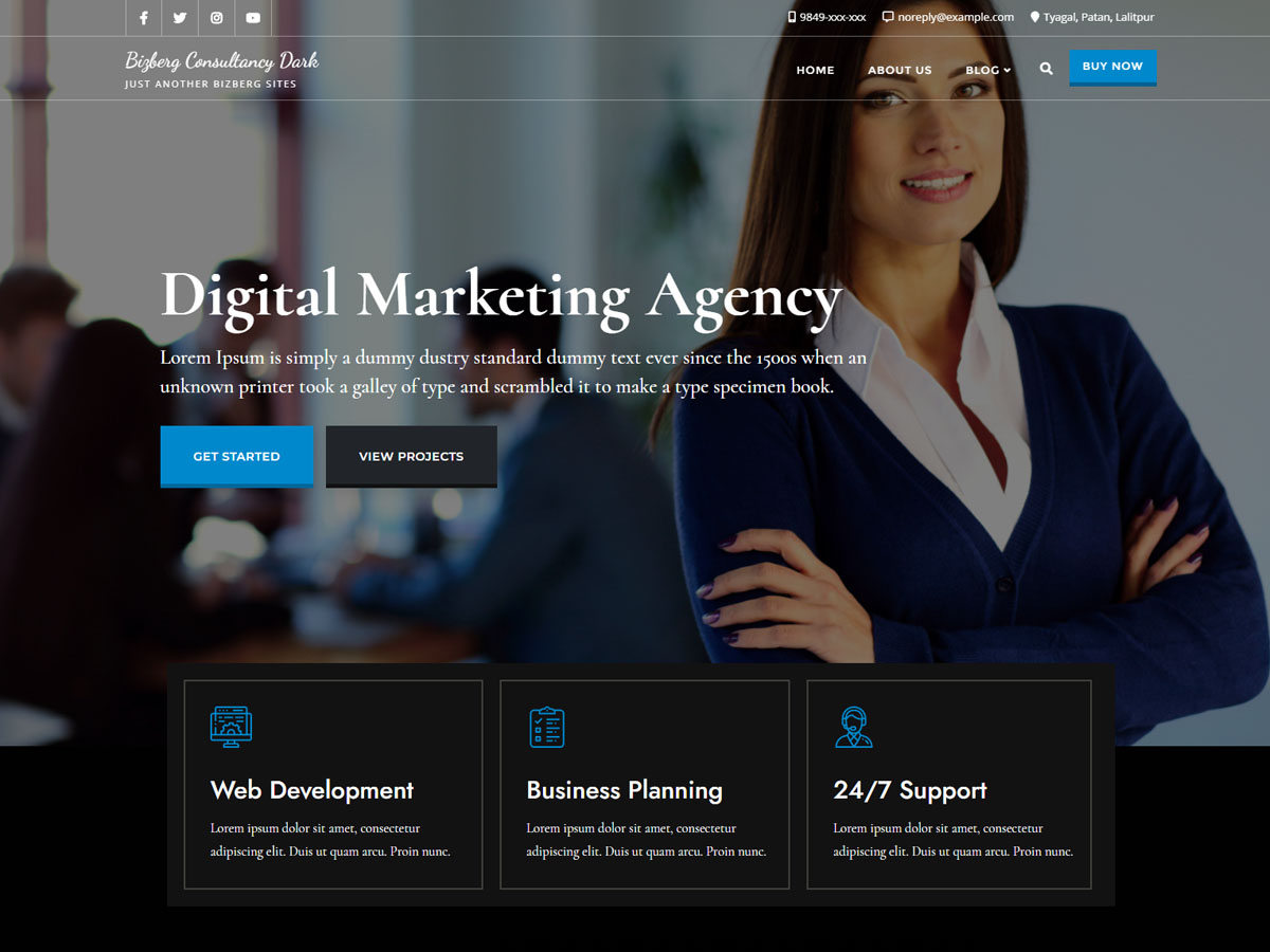 Bizberg Consulting Dark