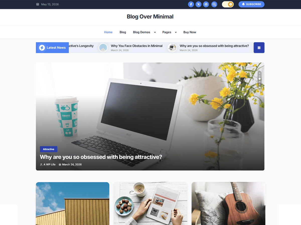 Blog Over Minimal