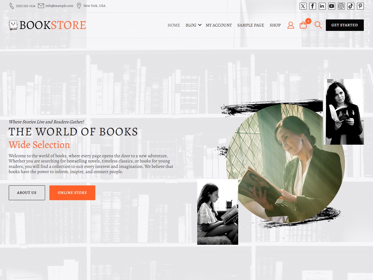 Bookstore WDA 1.0.8 – WordPress Theme
