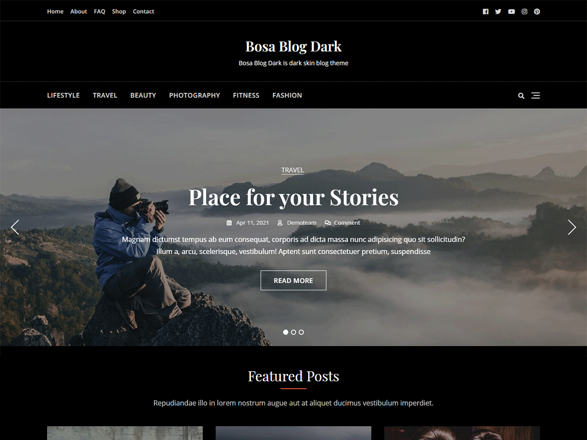 Bosa Blog Dark