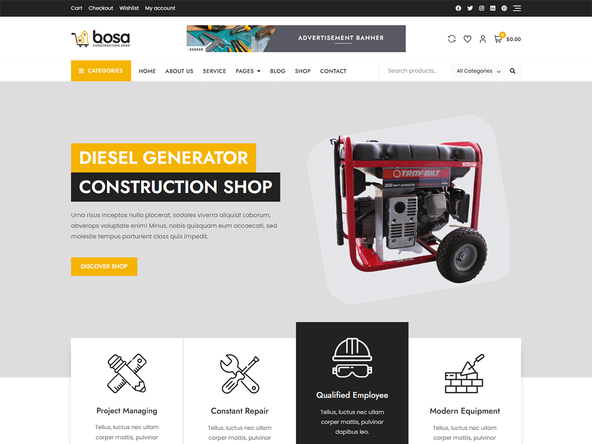 Bosa Construction Shop