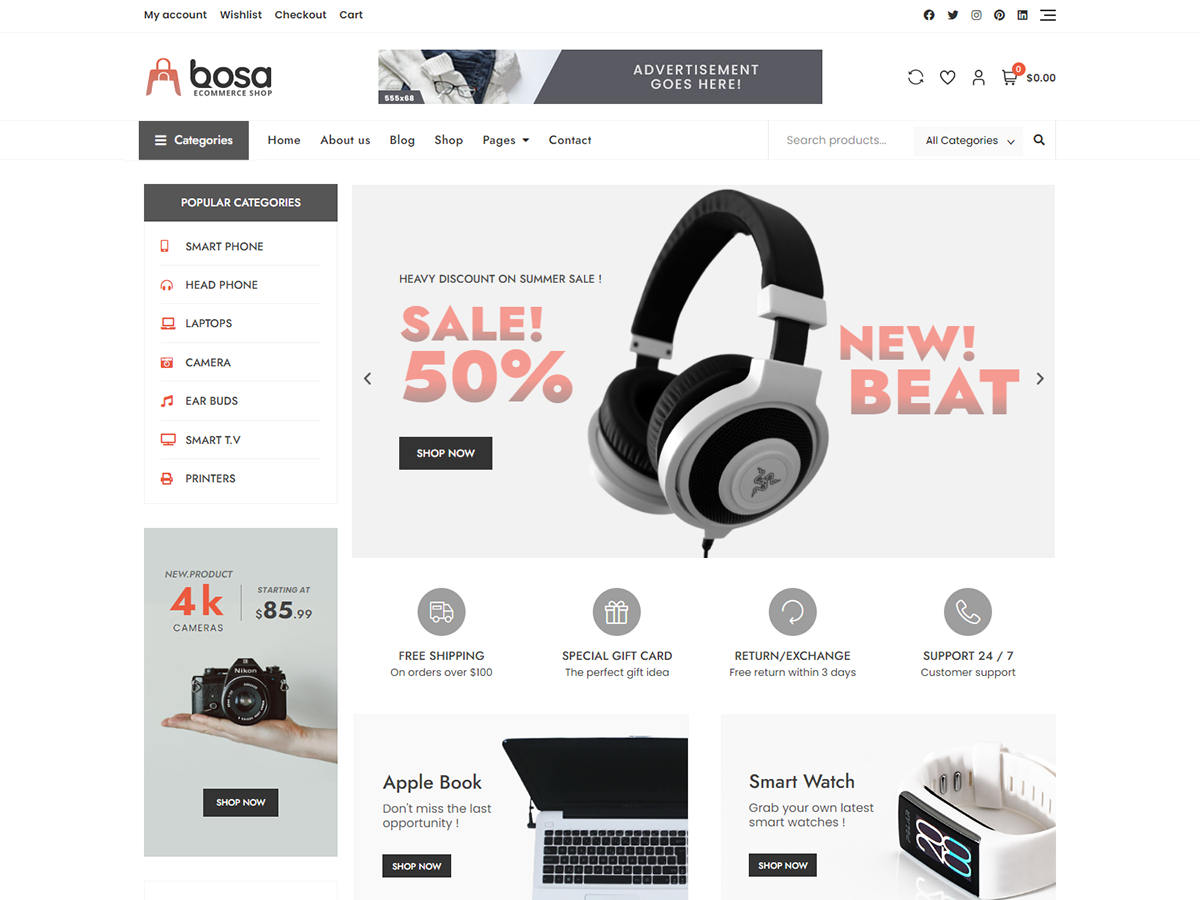 Bosa Ecommerce Shop