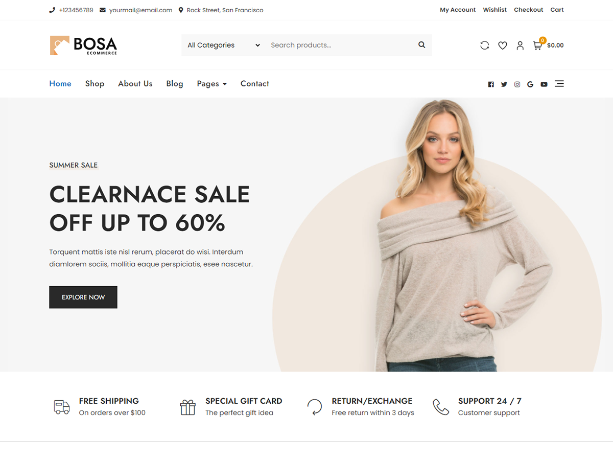 Bosa Ecommerce