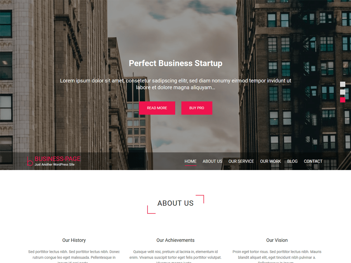 Business Page