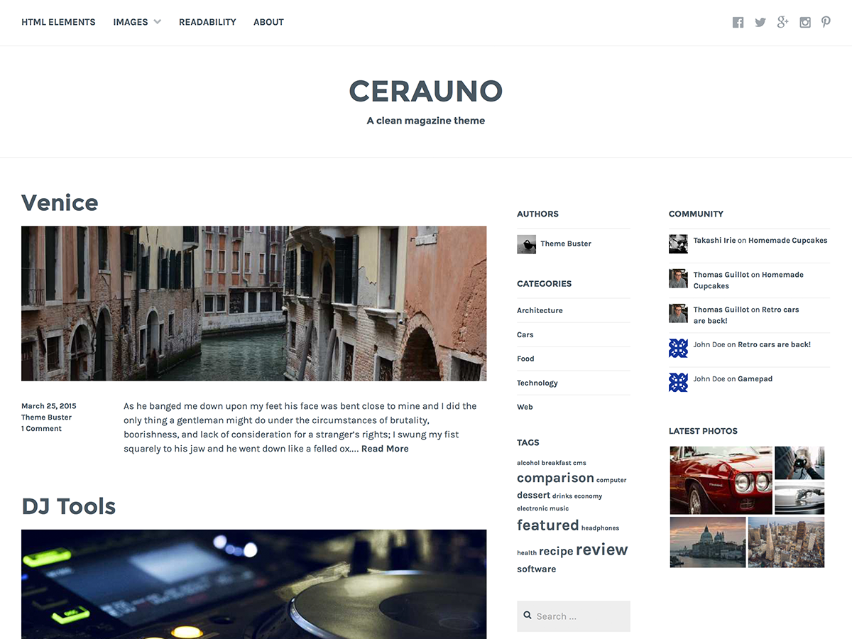 Preview of theme Cerauno