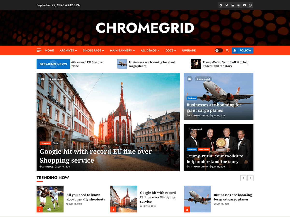 ChromeGrid