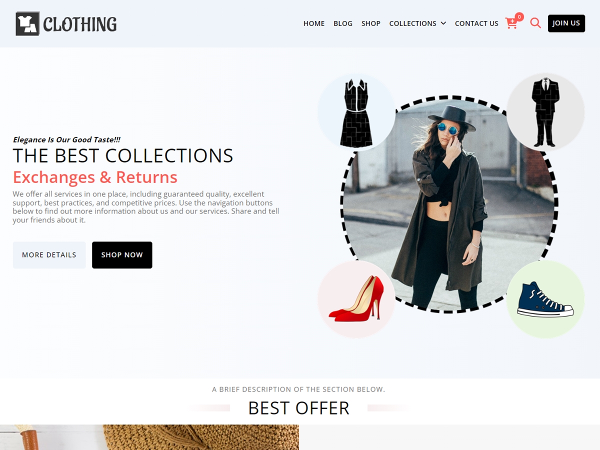 Clothing 2.7.0 – WordPress Theme