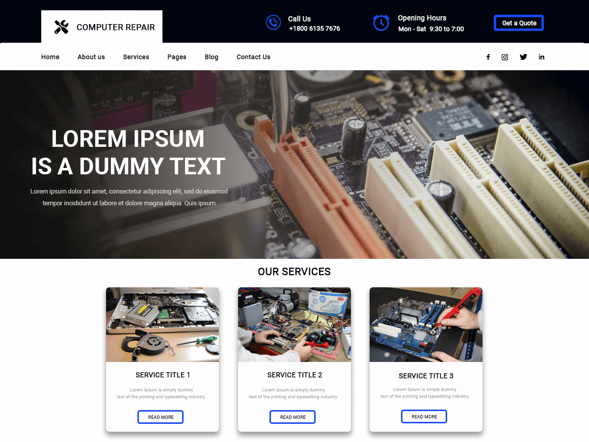 Computer Repair Shop