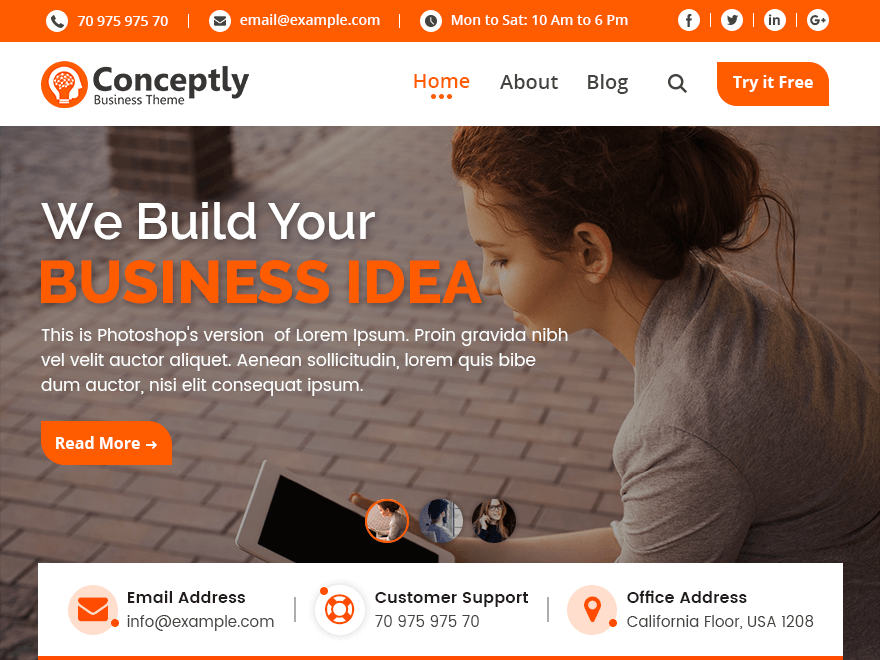 Conceptly 23.3 – WordPress Theme