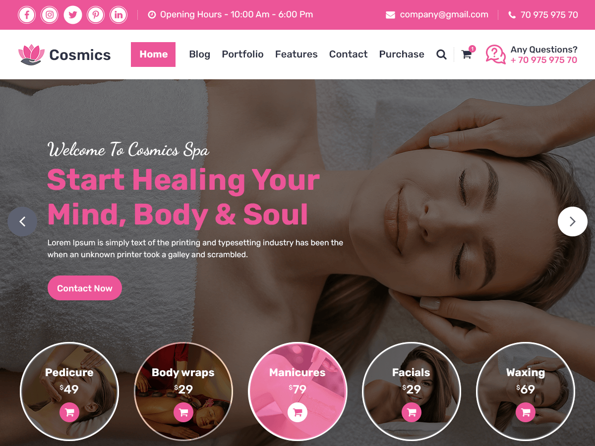 Cosmics 20.3 – WordPress Theme