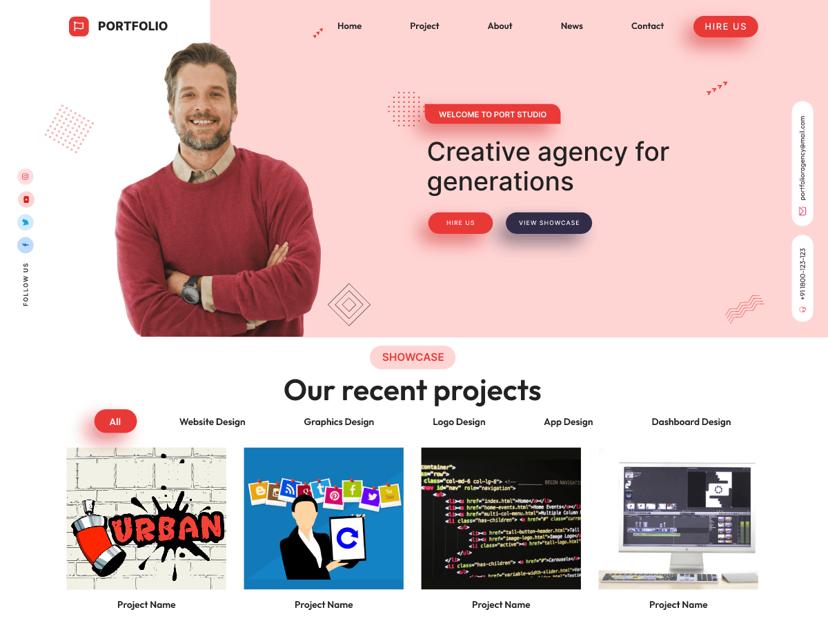 Creative Portfolio Lite 6.4.4 – WordPress Theme