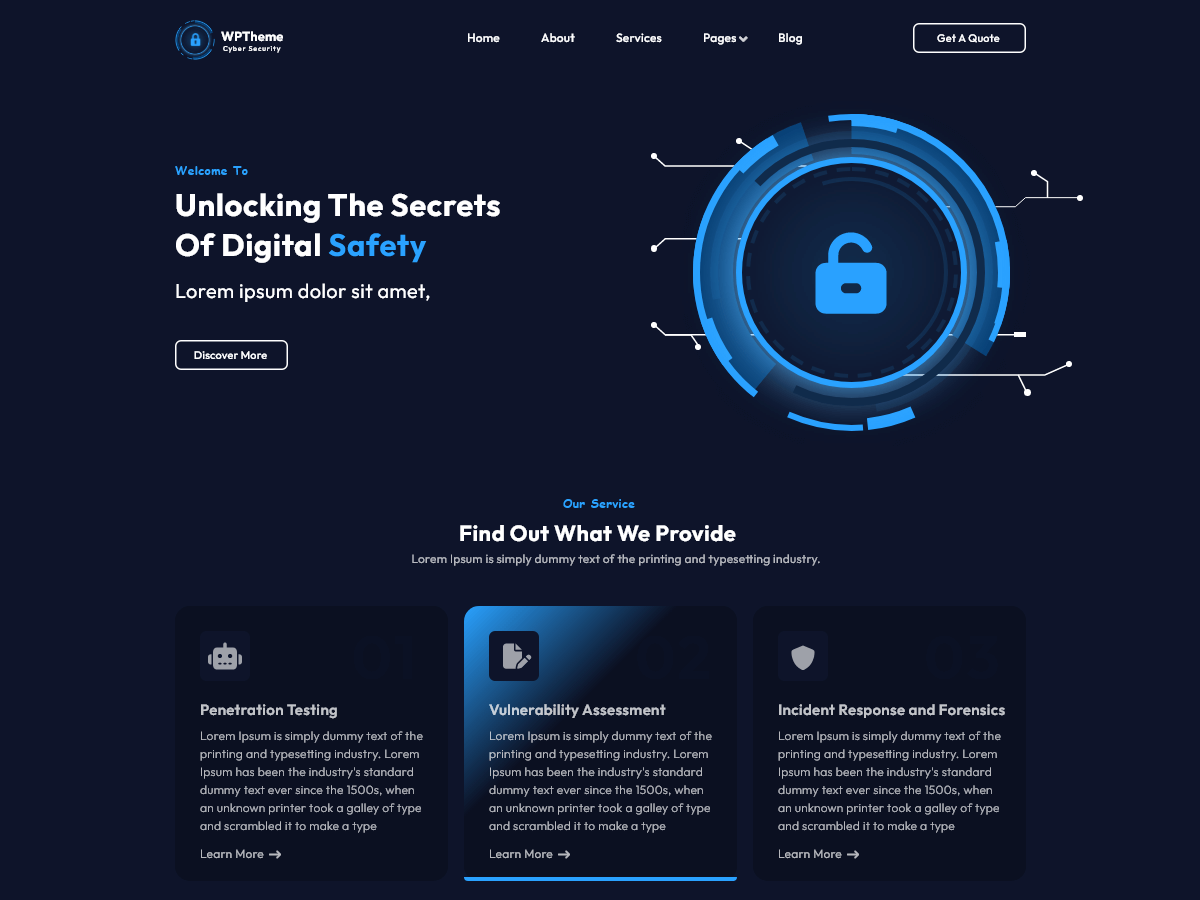 Cyber Security Elementor