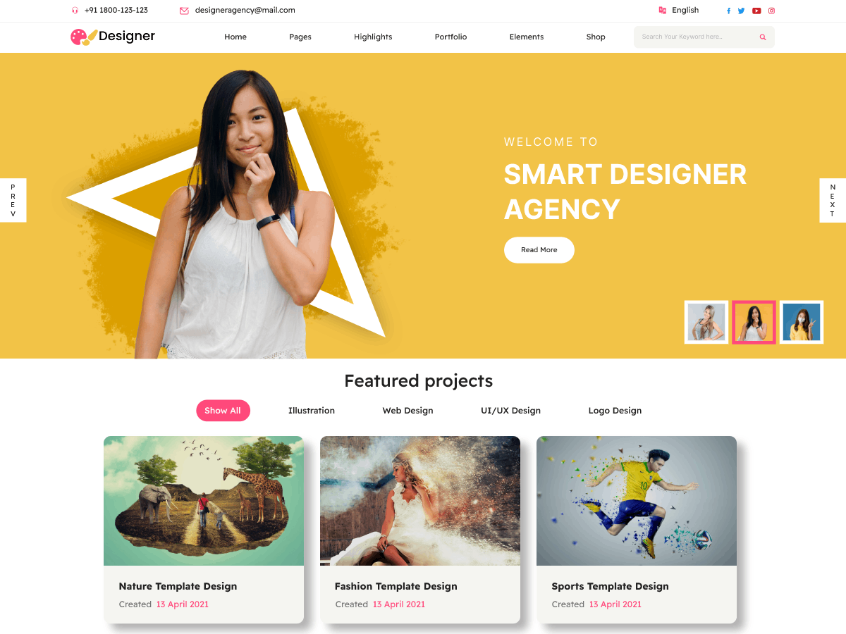 Designer Services 6.2.4 – WordPress Theme
