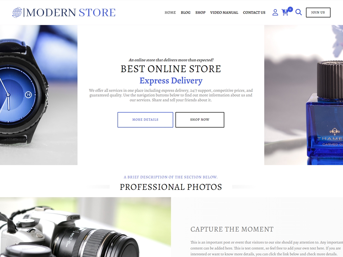 Ecommerce Modern Store 3.0.1 – WordPress Theme