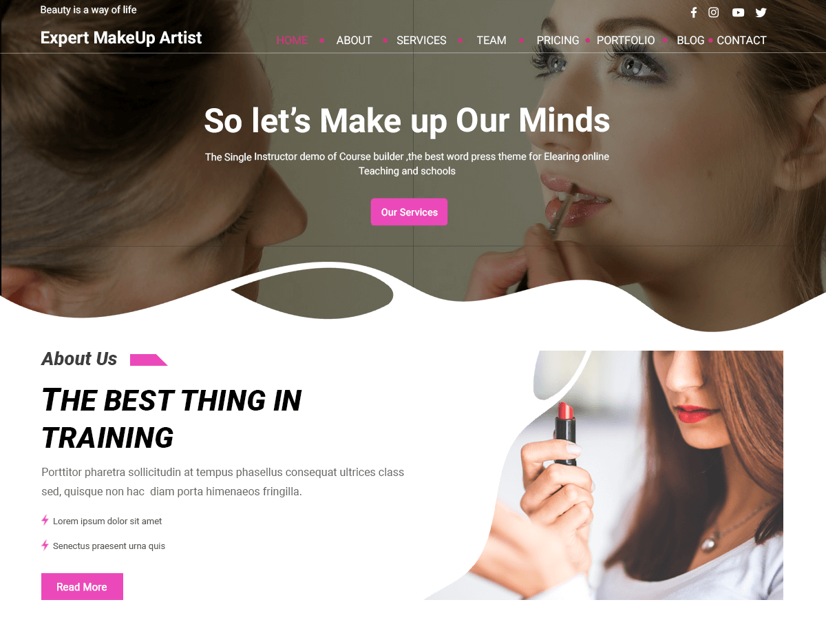 Expert Makeup Artist