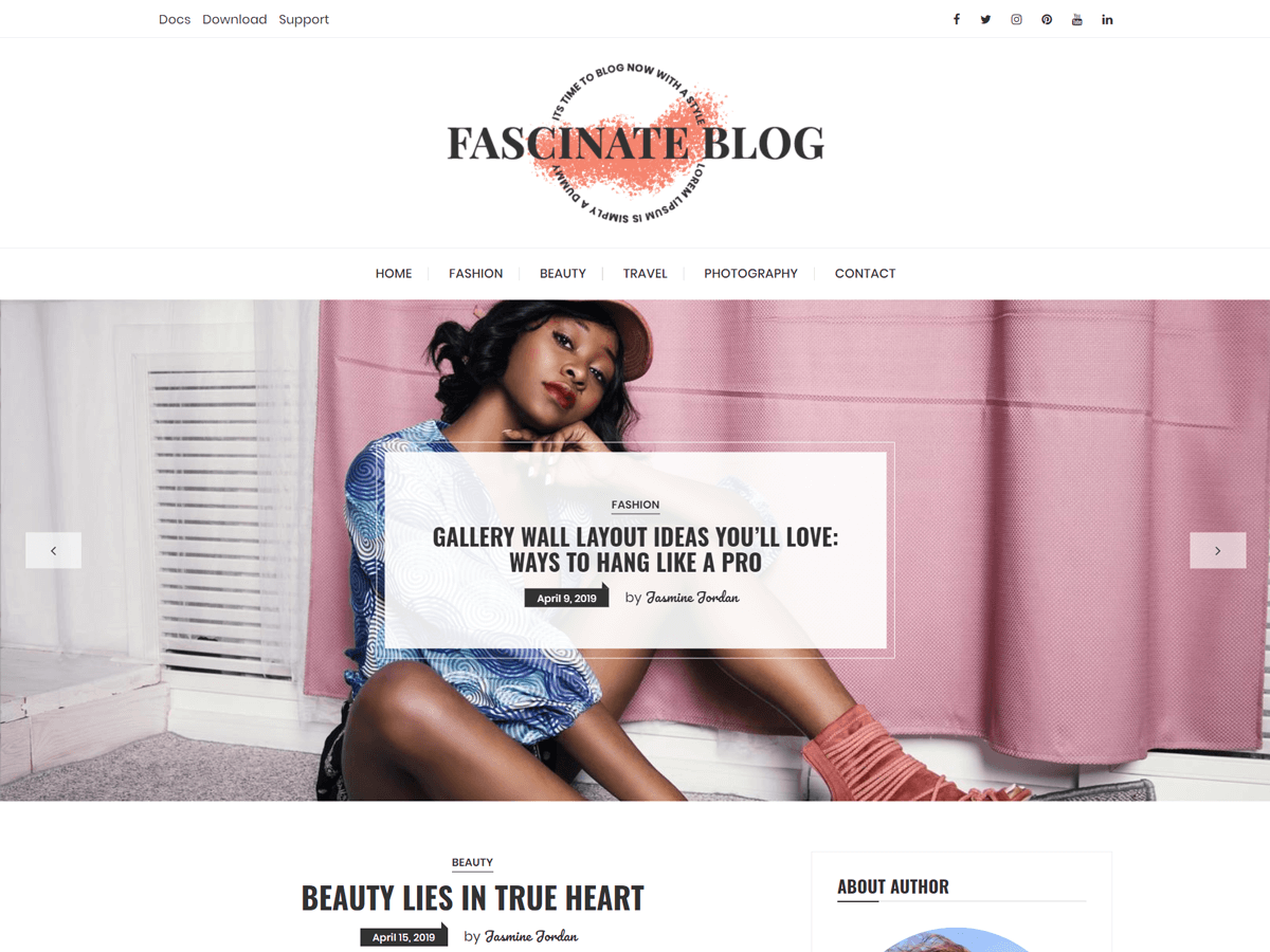 2024 年 64 个优秀免费 wordpress 博客主题 16 fascinate