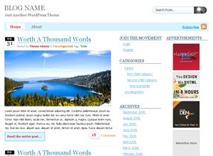 Preview of theme Fresh