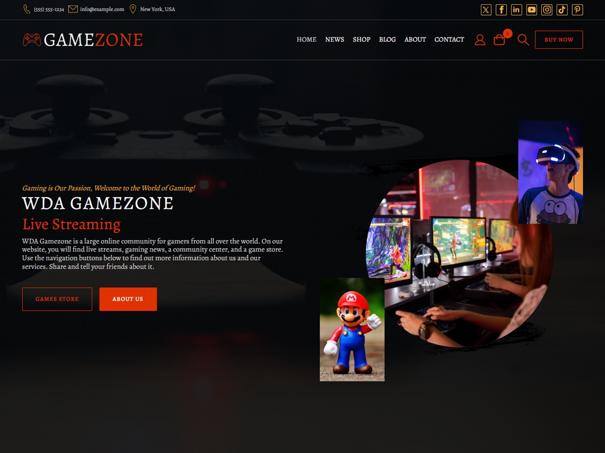 Gaming WDA 1.1.9 – WordPress Theme