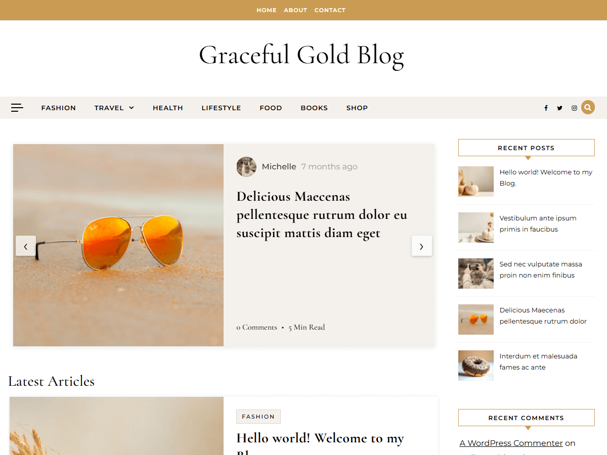 Graceful Gold Blog