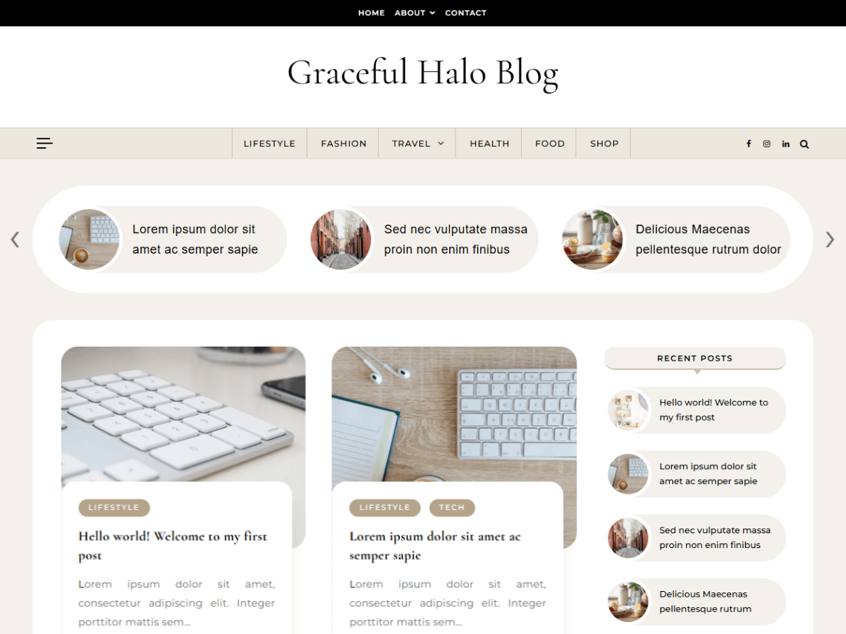 Graceful Halo Blog