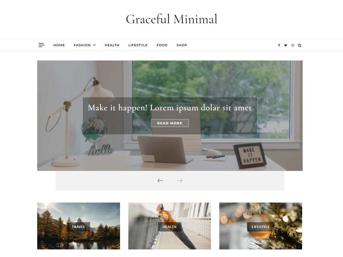 Graceful Minimal