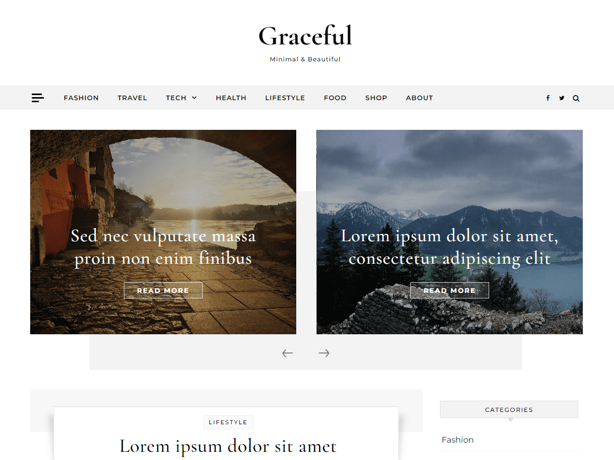 Graceful 1.0.6 – WordPress Theme