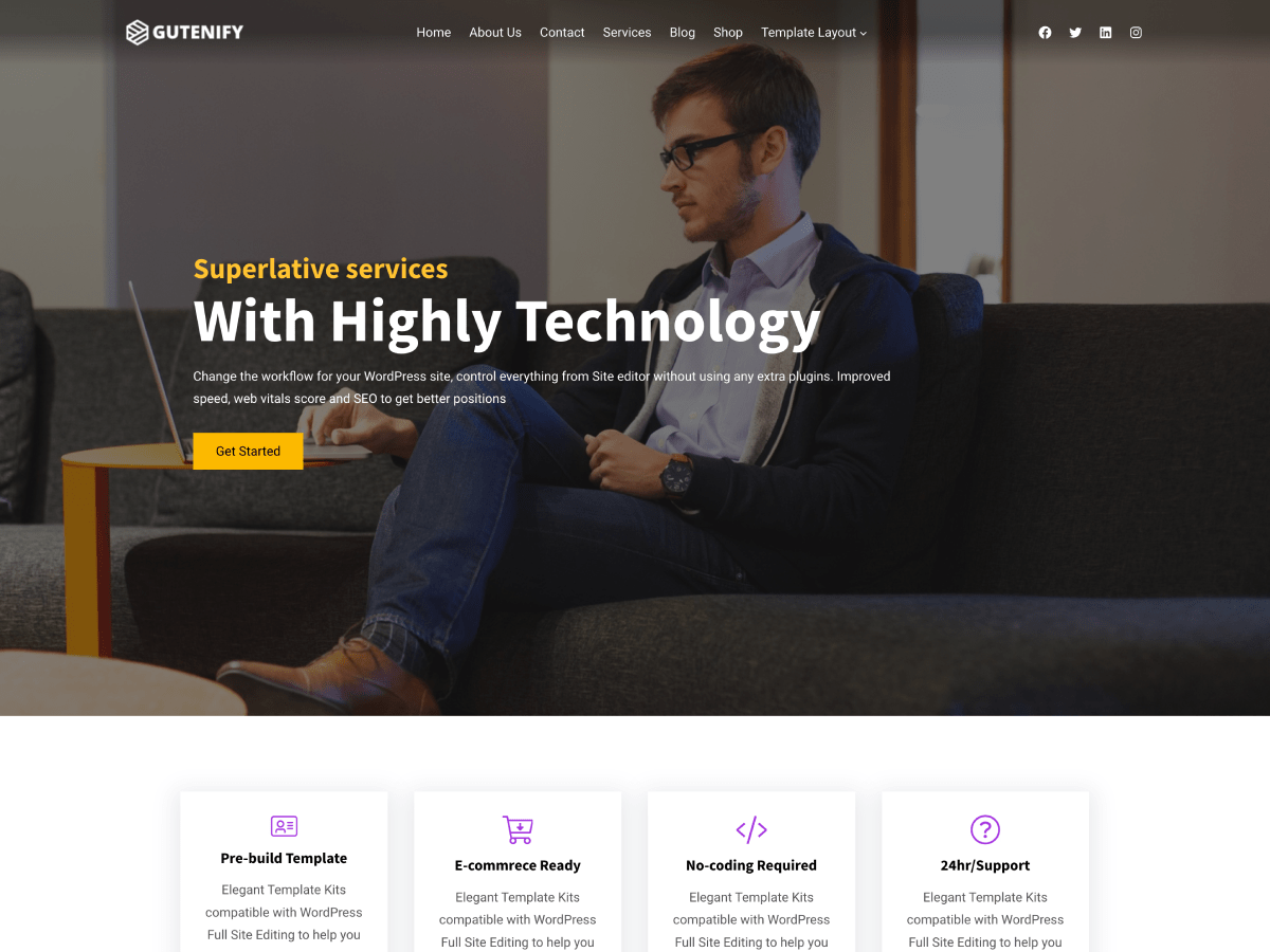 Gutenify Template Kit