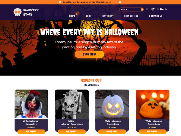Halloween Shop