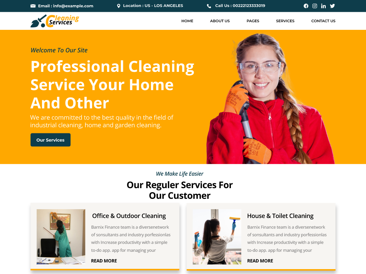 Handyman Cleaning Service