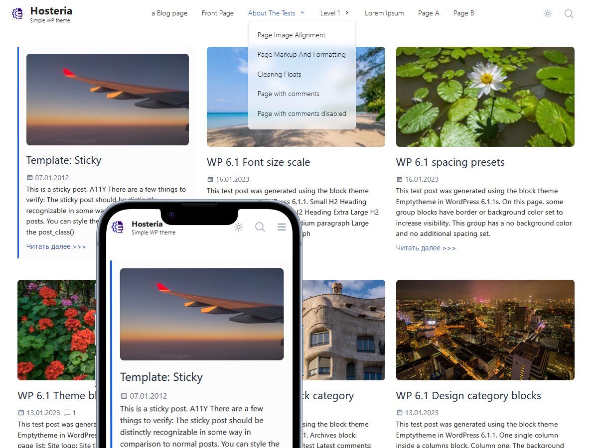 Hosteria 2.8 – WordPress Theme