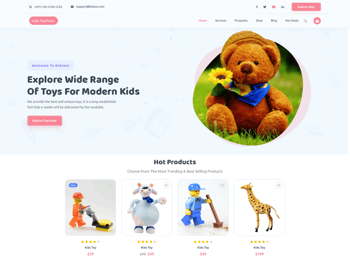 Kids Fashion 6.8.4 – WordPress Theme
