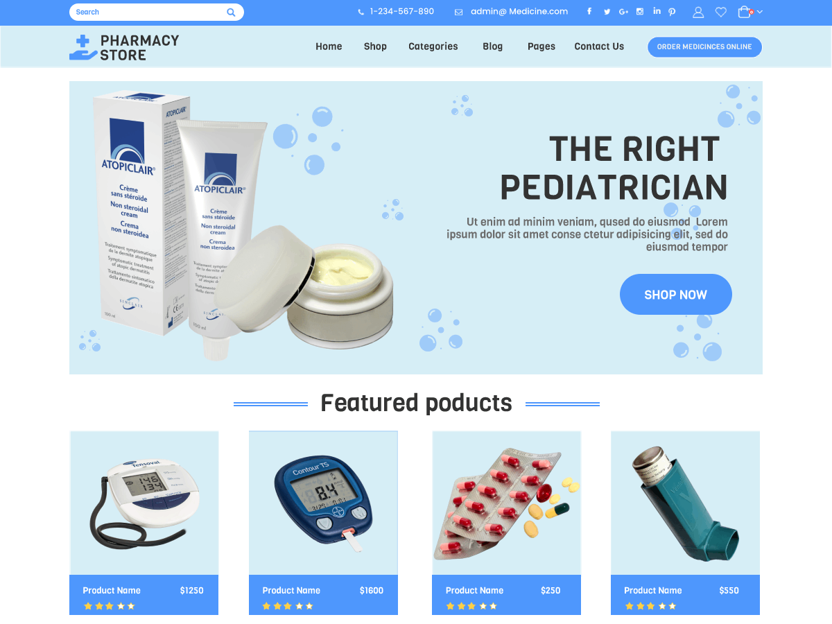 Laboratory Pharmacy Store