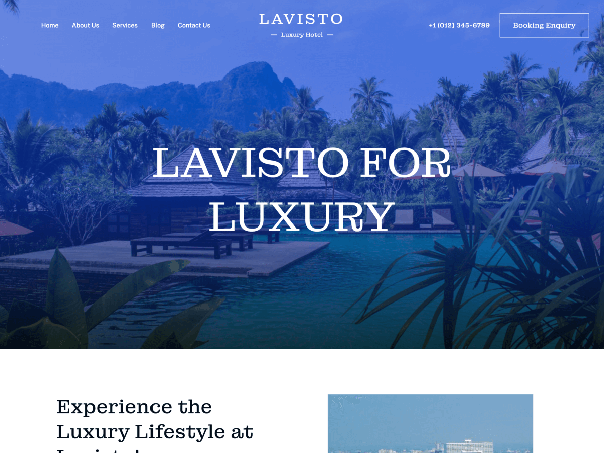 Lavisto 1.0.5 – WordPress Theme