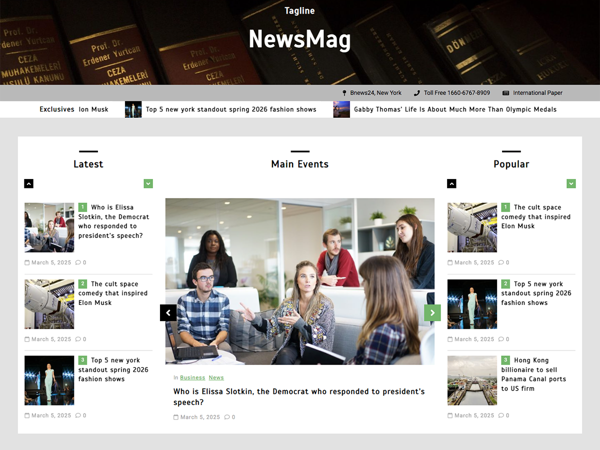 Newsmag Context Blog 1.0.7 – WordPress Theme