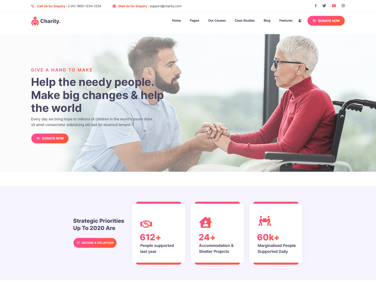 NGO Charity Donation 9.8.6 – WordPress Theme
