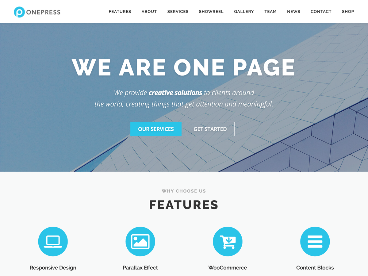 Child Theme for Wordpress-Theme OnePress