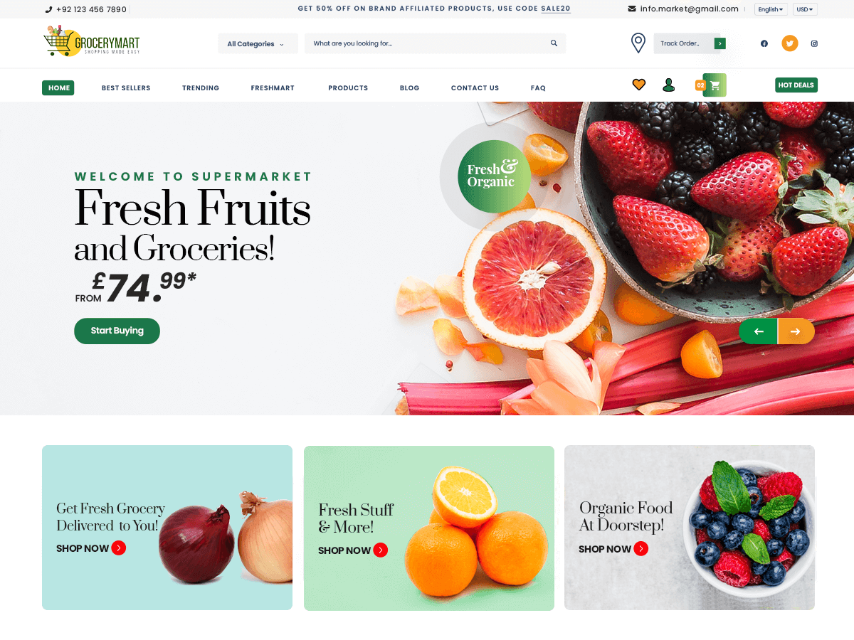 Online Grocery Mart