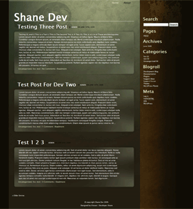 Preview of theme Organic