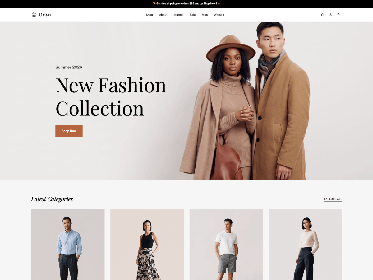 Orlyn 0.1.3 – WordPress Theme