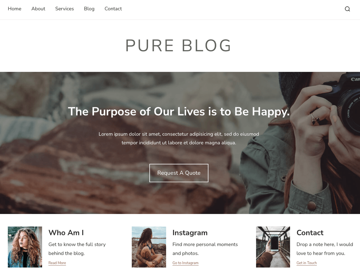 Pure Blog
