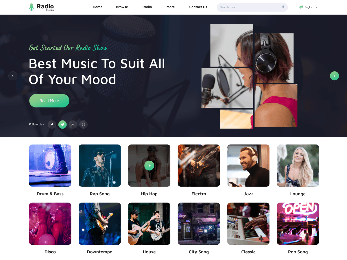 Radio Station 6.3.4 – WordPress Theme