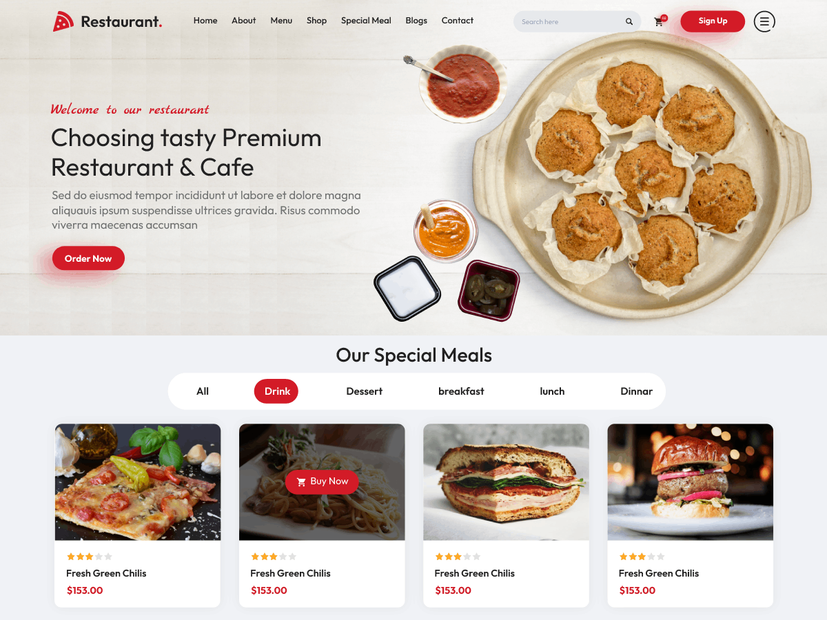 Restaurant Food Delivery