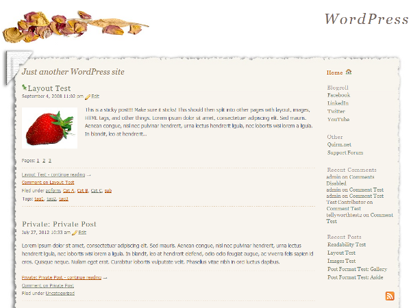 Preview of theme Scrapbook