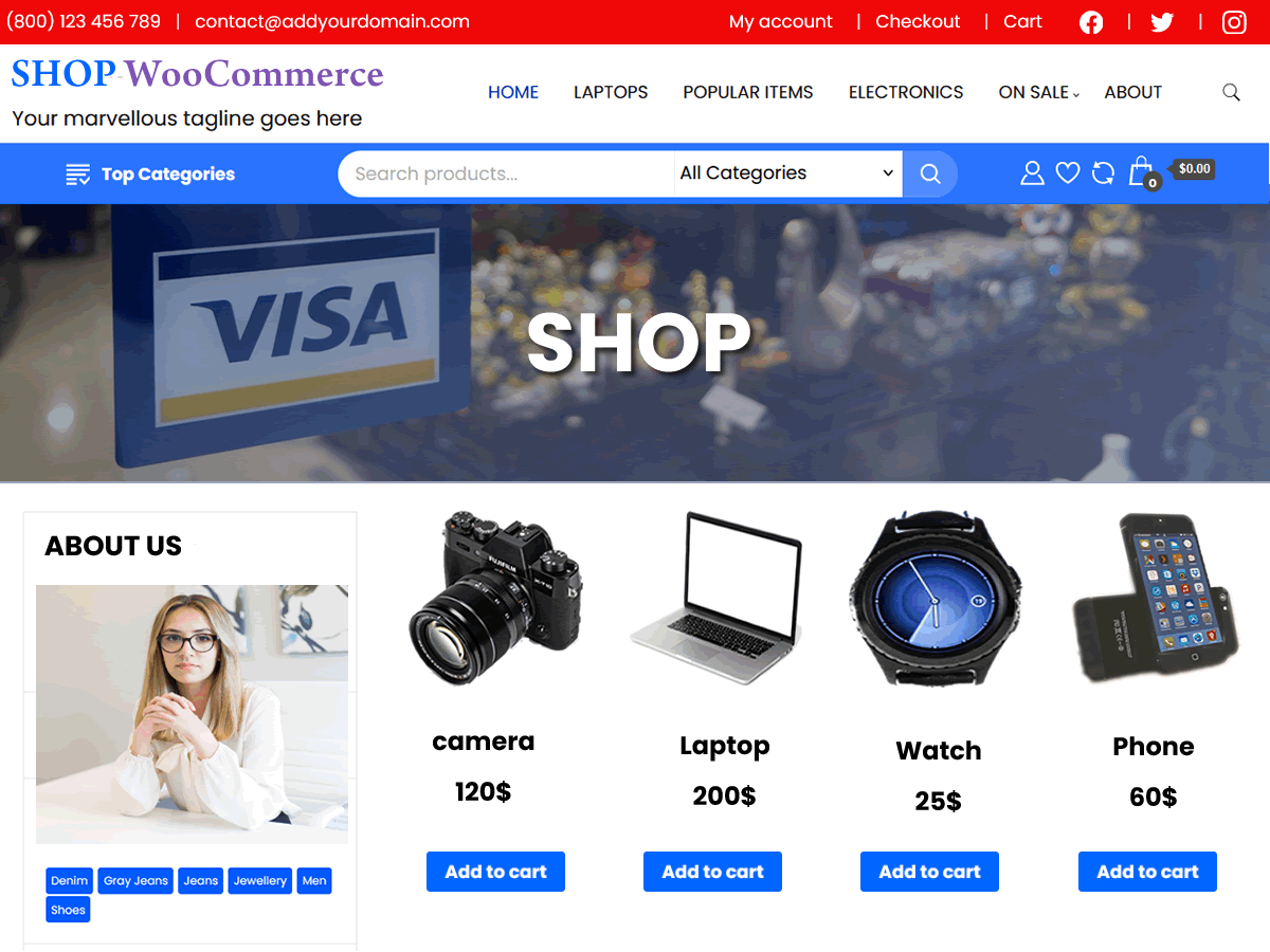 Shop WooCommerce