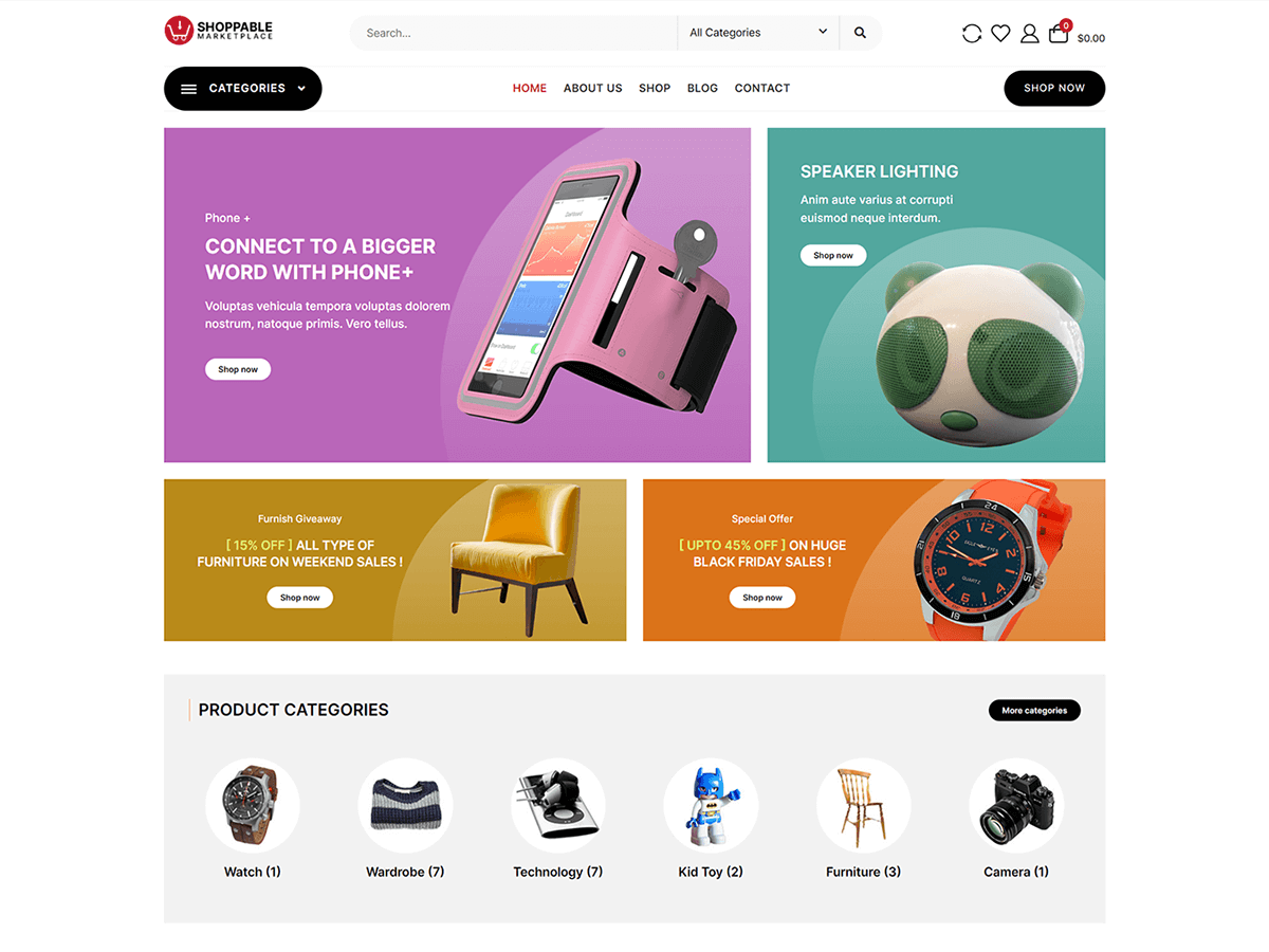 Shoppable Marketplace